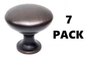 Genuine AMEROCK 1-1/4" ROUND Pull Oil Rubbed Bronze Amerock BP53005ORB -Lot of 7