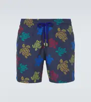 [Vilebrequin] Vilebrequin x Falke Moorea printed swim trunks UK 38 blue