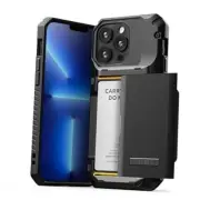 Damda Glide Pro Phone Case for iPhone 13 Pro Max, Sturdy Semi Groove Black