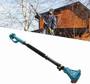 Diyeeni Pole for Electric Pruning Shears, 3.5ft-5ft Telescopic Extension Pole, Aluminum Alloy Rod for High Branch Pruning, Rotatable 180° Heads, for Battery BL1820 BL1830 BL1840 BL1850