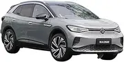 Scale Finished Model Car 1:18 Scale for Volkswagen ID.4 CROZZ SUV Alloy Car Model Diecast Collectible Souvenir Ornament Cars Miniature Replica Car(Chrome)