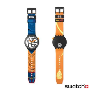 【SWATCH】七龍珠Z聯名錶-悟空/賽魯 BIG BOLD系列 手錶 瑞士錶 錶(47mm)