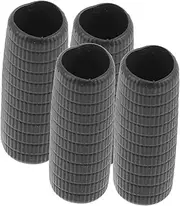 Kisangel 4pcs Violin Bow Grips Comfortable Durable Sleeves for Bass Violin Easy Installation Bow From Damage for Enthusiasts and Beginners