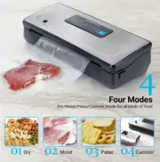 INKBIRD INK-VS02 Vacuum Sealer Packaging Machine For Food Storage Household Vacu