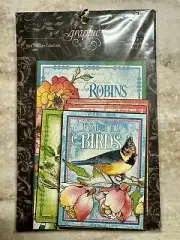 Graphic 45 *BIRD WATCHER* Journaling & Ephemera CARDS 2021 NEW 32 Pieces