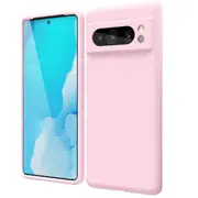 MCC Google Pixel 9 Pro 5G Soft Liquid Silicone Shockproof Case Cover [Pink]