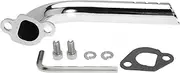 Header Exhaust Pipe Kit for DuroMax 7HP GX160 GX200, for Non Hemi Predator 212CC 196CC 6.5HP, for Coleman CT200U Trail 200 BT200X, for Baja Warrior MB200 Go Kart Mini Bike
