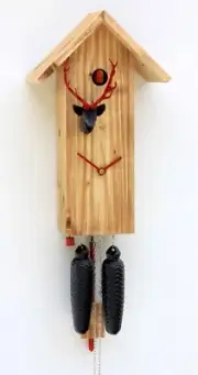Modern cuckoo clock Simple line, 8 day running time RH SLM3H-10B NEW