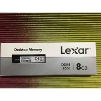 在飛比找蝦皮購物優惠-Lexar 雷克沙 桌上型電腦記憶體 DDR4 2666 8