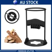 Firewood Kindling Splitter Cast Iron Heavy Duty Home Outdoor Log Splitt 19x31cm