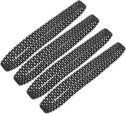4pcs Crawler Remote Control Car Tank Robot Car Cars Car Track Replacement Track for Black Rubber