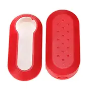 Remote Flip Key Fob Case 3 Buttons for Fiat 500 Brava Panda Punto 33 WHITE