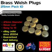 25mm Brass Welch Welsh Freeze Core Plug pack of 10