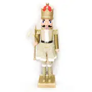 160cm Musical Animated Moving Golden Nutcracker Sings Jingle Bells Christmas Decoration