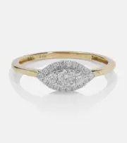[Stone and Strand] Stone and Strand Muse 10kt gold ring with diamonds P gold