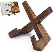 Cookbook Stand,Recipe Book Holder for Display Stand,Handmade Wooden Cookbook Holder,Table Top Decorative Easels Display,Modern and Traditional Kitchen Stand for Book,Craft Objects 1Pcs