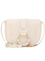 See By Chloé Mini Hana Shoulder Bag in Cement Beige