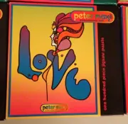 peter max pop art 100 piece jigsaw puzzle 23 x 18 cm Brand NEW sealed box LOVE