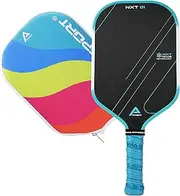 AMA SPORT Carbon Fiber Pickleball Paddles USAPA Approved 16mm Pickleball Paddle Friction Textured Surface Thermoformed Pickleball Racket with Propulsion PP Honeycomb Core