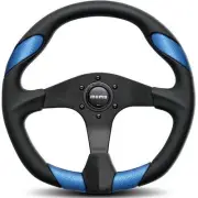 Momo Quark Steering Wheel Polyurethane Blue Insert (for: Lexus)