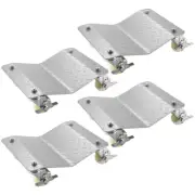 4x Wheel Dolly Car Positioning Jack Vehicle Mover Transporter Trolley 3ton
