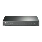 TP-Link SG2008 JetStream 8-Port Gigabit Smart Switch PORT: 8x Gigabit RJ45 Ports: Desktop Steel Case, Static Routing,Omada SG2008
