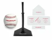 PowerNet Baseball Ball Coaching Bundle 8 Piece Tee-Ball Set+6 Soft Core Baseball