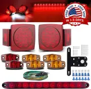 Juego De Luces De Remolque De 12 V Para Remolques De Menos 12 Vatios Negro NUEVO