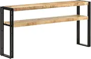 Console Table 150x30x75 cm Rough Mango Wood Home Accent
