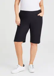 [Taking Shape] Taking Shape Editorial Everyday Short Size 16 in Black, Cotton - Plus Size Women's Bottoms Black