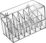 Healeved 18 Box Lipstick Storage Box Lipstick Storage Rack Countertop Makeup Organizers Makeup Holder for Vanity Fingernail Polish Rack Make up Organizers for Vanity