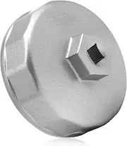 QQWD Oil Filter Wrench, Heavy Duty 74mm 14 Flutes Oil Filter Cap Wrenches Removal Tool Compatible with Mercedes Benz, Audi, VW, Porsche, Audi, Mazda, Sprinter Select Mobil1, Bosch, Mahle