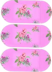 LIFKICH 3pcs Webcam Cover Slide for Laptop Tablet Privacy Protection Cap Ultra Thin Design Easy Installation Cute Floral Pattern for Computer Phone Camera