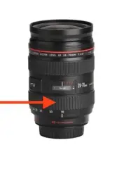 Zoom Rubber Grip Cover For Canon EF 24-70mm f/2.8L USM Lens (1st Generation)
