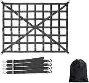EXEGPLPVK Car Heavy Duty Cargo Net Stretchable Universal Auto Trunk Rooftop Cargo Net Mesh Organizer Storage Mesh Covers Luggage Nets(MX)