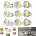 Dimmable MR16/GU10/E27/E14 LED Spot Light 6W 9W 12W COB Bulb Lamps Ultra Bright