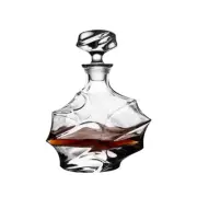 Tsunami Glass Decanter Whiskey Bottle 800ml Height 250mm