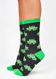 Kiss The Frog Crew Socks