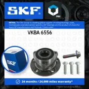 Wheel Bearing Kit fits AUDI TT FV Rear 2.0 2.0D 2014 on SKF 1K0498621 L5QD407621