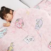 Topcee Weighted Blanket (5lbs 36"x48"), Heavy Cooling Blanket for 40-60 lbs, Breathable with Premium Glass Bead