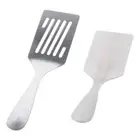 1/2pcs Silver Small Household Frying Spatula Cooking Spatula Cooking