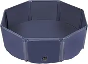 Kids Play Ball Pool - Baby Round Ball Pit, Foldable Pool for Kids, Foldable Dog Portable Pet Bath Tub, Lightweight Water Toys for Backyard, Beach, Camping and Family Fun