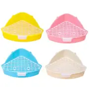 Litter Bedding Box Anti-Spill Rabbit Toilet Chipmunk Small Animals Litter Pan