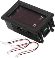 AKOOSY 1pc Digital Voltmeter Ammeter Tester LCD Display for Car and Electric Vehicles Simple Connection Readings for Monitoring Battery Voltage