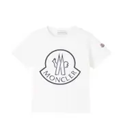 [Moncler Enfant] Moncler Enfant Logo cotton jersey T-shirt Y 14 white