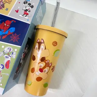現貨 香港 7-11 迪士尼 Disney 不鏽鋼 雙層 保溫杯 隨行杯 附吸管 米奇 奇奇蒂蒂 維尼 Pooh