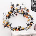 Halloween Fall Garland Hanging Maple Vine Autumn Garland Wall Fall Maple Leaf
