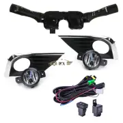 Set Clear Fog Light Bezel Covers Wirings Switch Kit k For Nissan Altima 2016-18 (for: Nissan)