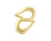 Adjustable Ring 29mm Gold Plated Brass (18mm 8US inner size) 3293