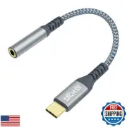DCHAV USB Type C to 3.5mm Audio Adapter Headphone Jack 3.5 mm USB-C Aux Cord